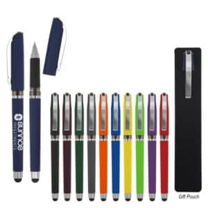 Custom Avendale Velvet Touch Stylus Gel Pen