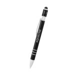 Custom Recycled Aluminum Spin Game Top Pen With Stylus - 4