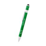 Custom Recycled Aluminum Spin Game Top Pen With Stylus - 7