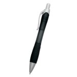 Custom Rio Ballpoint Pen With Contoured Rubber Grip - 9
