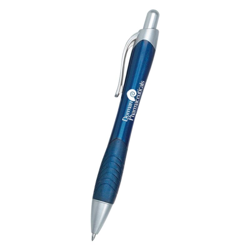 Custom Rio Gel Pen With Contoured Rubber Grip - 1