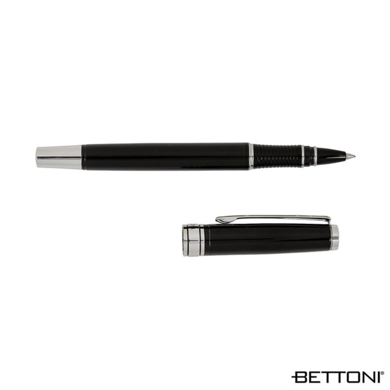 Custom Bettoni Avellino Recycled Brass Cap-Off Rollerball Pen - 1