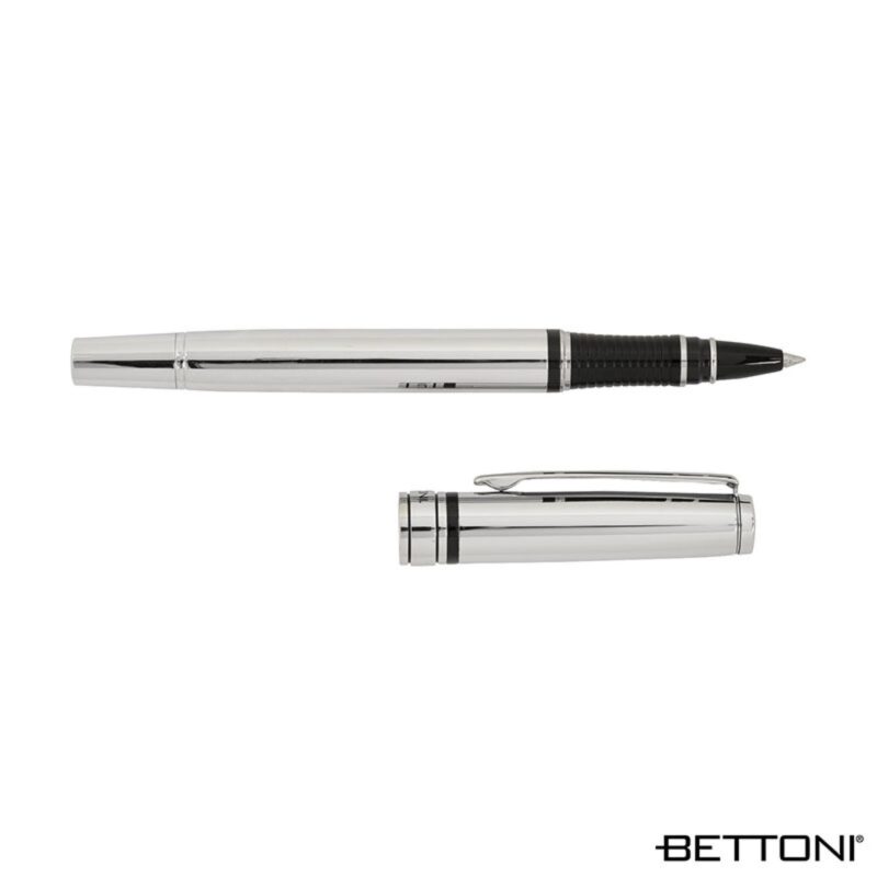 Custom Bettoni Avellino Recycled Brass Cap-Off Rollerball Pen - 2