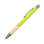 Custom Assia Metal Pen w/Bamboo Grip & Black Refill - 9