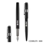Custom Cerruti 1881® Block Ballpoint Pen & Fountain Pen Gift Set - 2