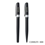 Custom Cerruti 1881® Canal Ballpoint Pen & Rollerball Pen Gift Set