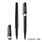 Custom Cerruti 1881® Canal Ballpoint Pen & Rollerball Pen Gift Set - 2