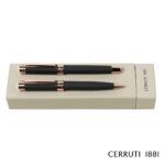 Custom Cerruti 1881® Zoom Ballpoint & Rollerball Pen Gift Set - 1