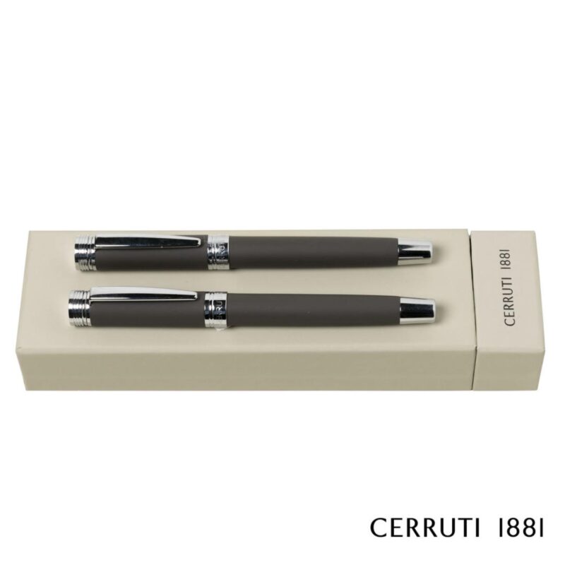 Custom Cerruti 1881® Zoom Rollerball & Fountain Pen Gift Set - 1