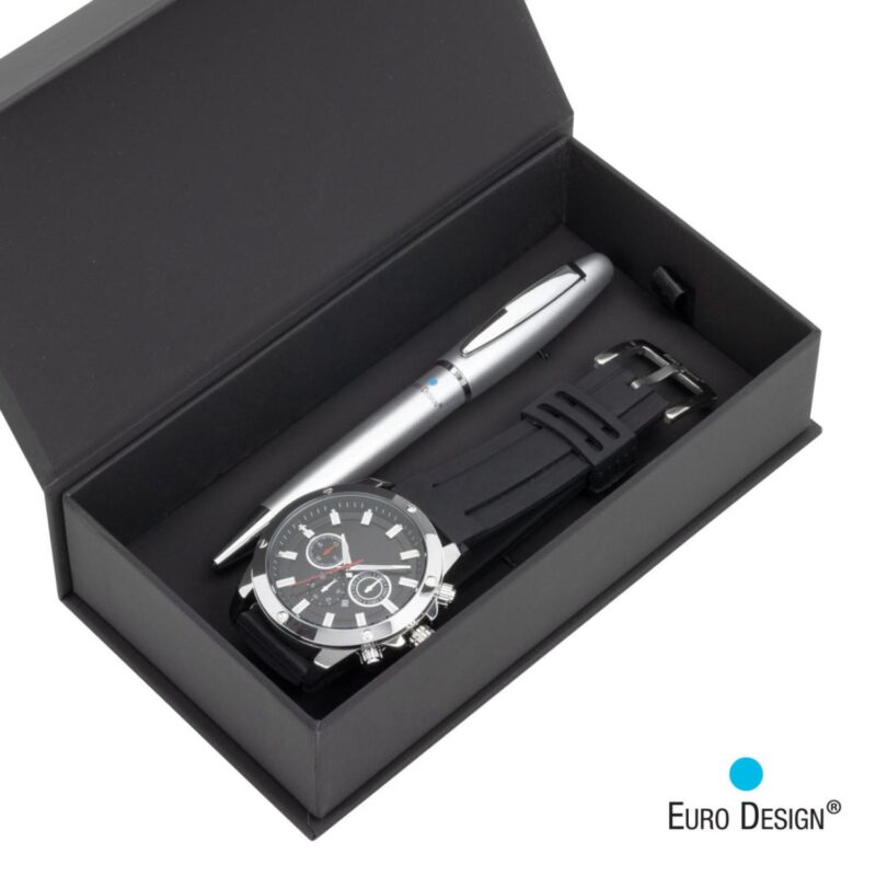 Custom Euro Design® Bernau Watch/Pen Set - 1