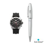 Custom Euro Design® Bernau Watch/Pen Set - 2