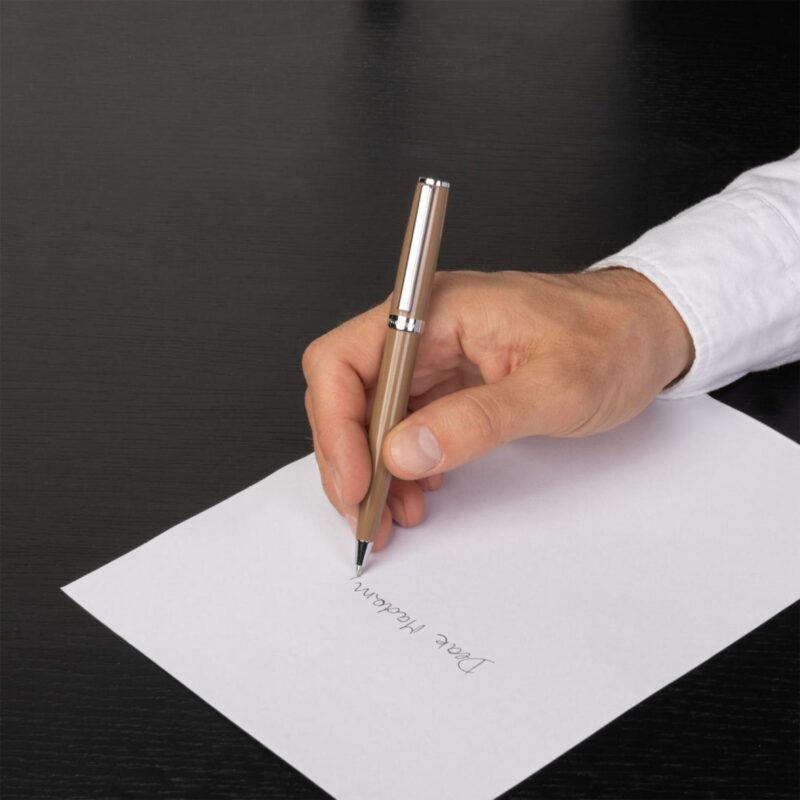 Custom Hugo Boss® Gear Icon Ballpoint Pen - 8