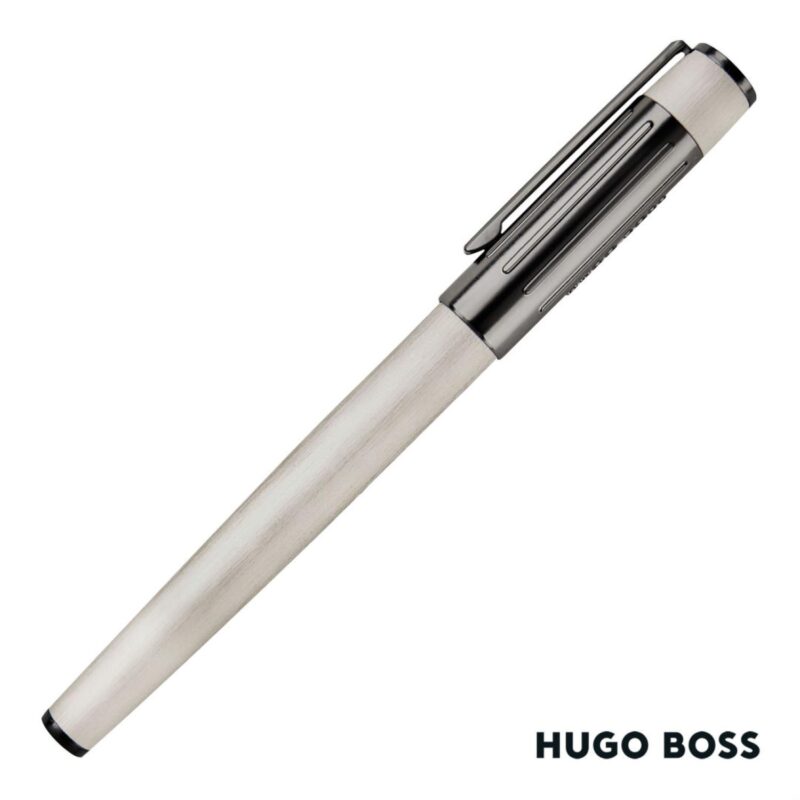 Custom Hugo Boss® Gear Rib Rollerball Pen - 8