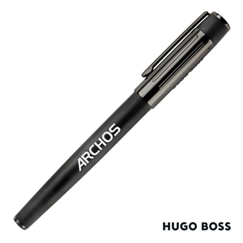 Custom Hugo Boss® Gear Rib Rollerball Pen