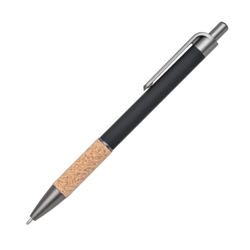 Custom Otto Metal Pen w/Cork Grip & Black Refill - 1