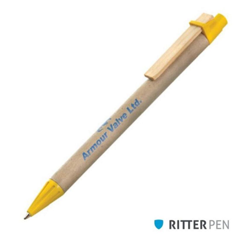 Custom Ritter® Recycled Paper Pen - 4