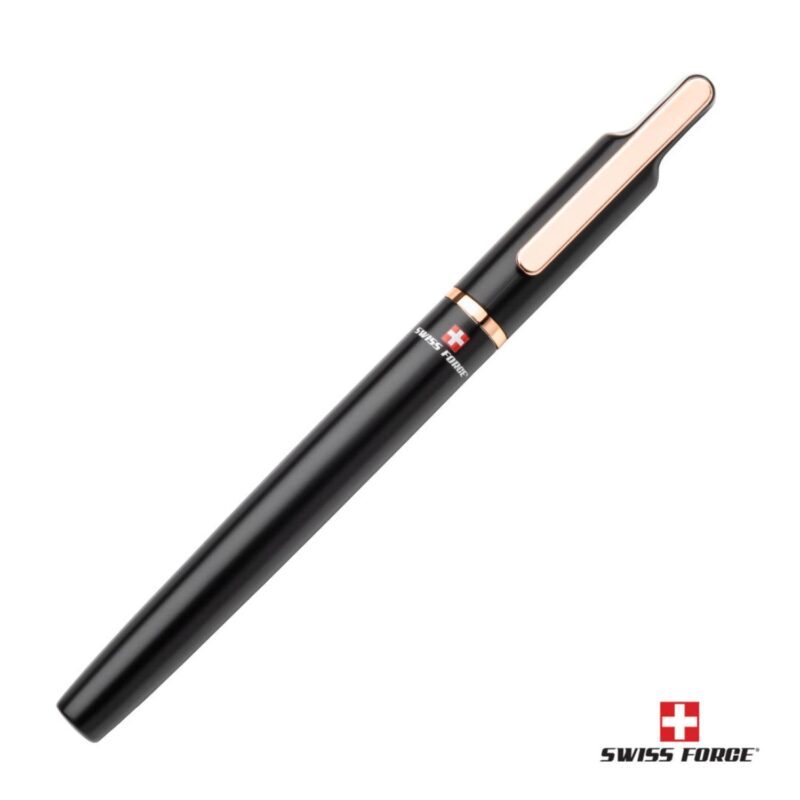 Custom Swiss Force® Artois Rollerball Metal Pen - 4