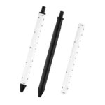 Custom Straight Line Pen With 4" Ruler - 3