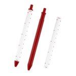 Custom Straight Line Pen With 4" Ruler - 7