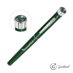 Custom Garland® Color Aura Rollerball Pen - Chrome Accent - 4
