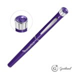 Custom Garland® Color Aura Rollerball Pen - Chrome Accent - 5