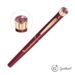 Custom Garland® Color Aura Rollerball Pen - Gold Accent - 3