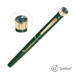 Custom Garland® Color Aura Rollerball Pen - Gold Accent - 4