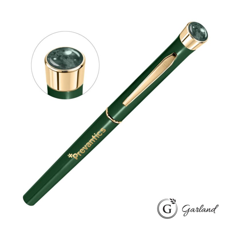 Custom Garland® Color Aura Rollerball Pen - Gold Accent - 4