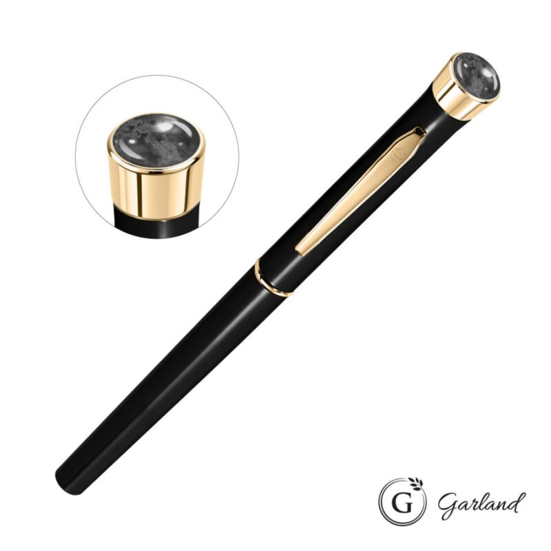 Custom Garland® Color Aura Rollerball Pen - Gold Accent - 6