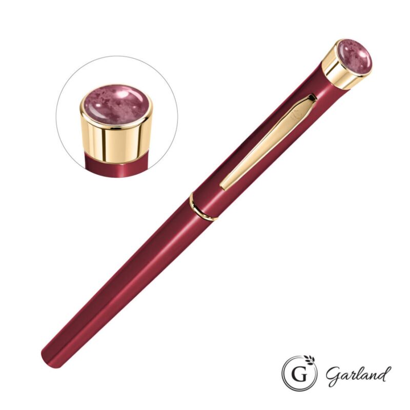 Custom Garland® Color Aura Rollerball Pen - Gold Accent - 8