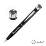 Custom Garland® Color Aura Twist Ballpoint Pen - Chrome Accent