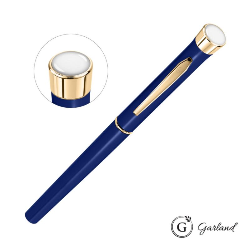 Custom Garland® Color Custom Rollerball Pen - Gold Accent - 7
