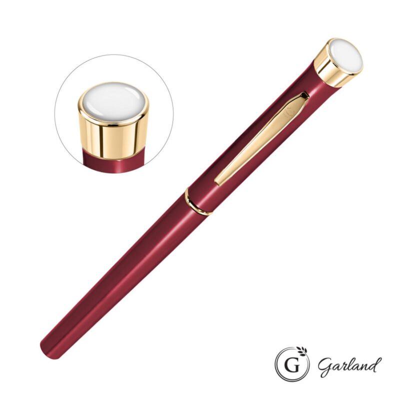 Custom Garland® Color Custom Rollerball Pen - Gold Accent - 8