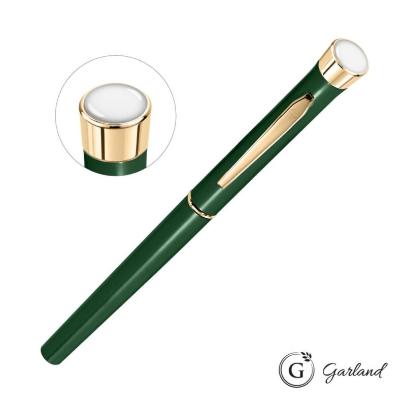 Custom Garland® Color Custom Rollerball Pen - Gold Accent - 9