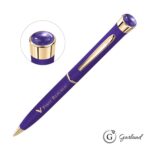 Custom Garland® Color Matte Aura Twist Ballpoint Pen - Gold - 5