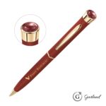 Custom Garland® Color Matte Aura Twist Ballpoint Pen - Gold - 7