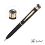Custom Garland® Color Matte Aura Twist Ballpoint Pen - Gold - 8