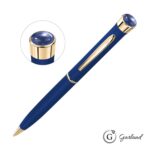 Custom Garland® Color Matte Aura Twist Ballpoint Pen - Gold - 9