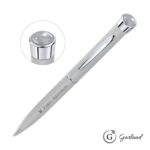 Custom Garland® Color Matte Aura Twist Pen - Chrome - 6