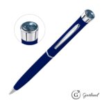 Custom Garland® Color Matte Aura Twist Pen - Chrome - 9