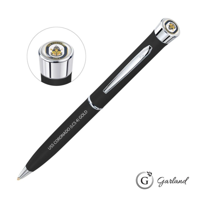 Custom Garland® Color Matte Custom Twist Pen - Chrome