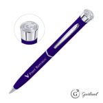 Custom Garland® Color Matte Emblem Twist Ballpoint Pen - Chrome - 5