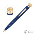 Custom Garland® Color Matte Emblem Twist Ballpoint Pen - Gold - 2