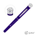 Custom Garland® Color Matte Rollerball Pen - Chrome - 5
