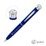 Custom Garland® Color Matte Twist Ballpoint Pen - Chrome - 2