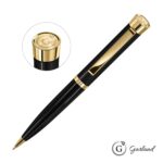 Custom Garland® Executive Color Emblem Ballpoint Pen - Gold - 4