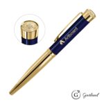 Custom Garland® Executive Cust Emblem Monogram Rollerball Pen-Gold - 3