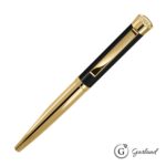 Custom Garland® Executive Cust Emblem Monogram Rollerball Pen-Gold - 4