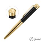 Custom Garland® Executive Cust Emblem Monogram Rollerball Pen-Gold - 5