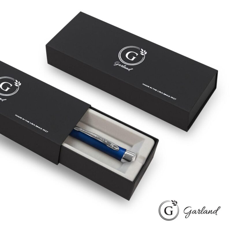 Custom Garland® Executive Monogram Empire Felt Tip Pen - Chrome - 1